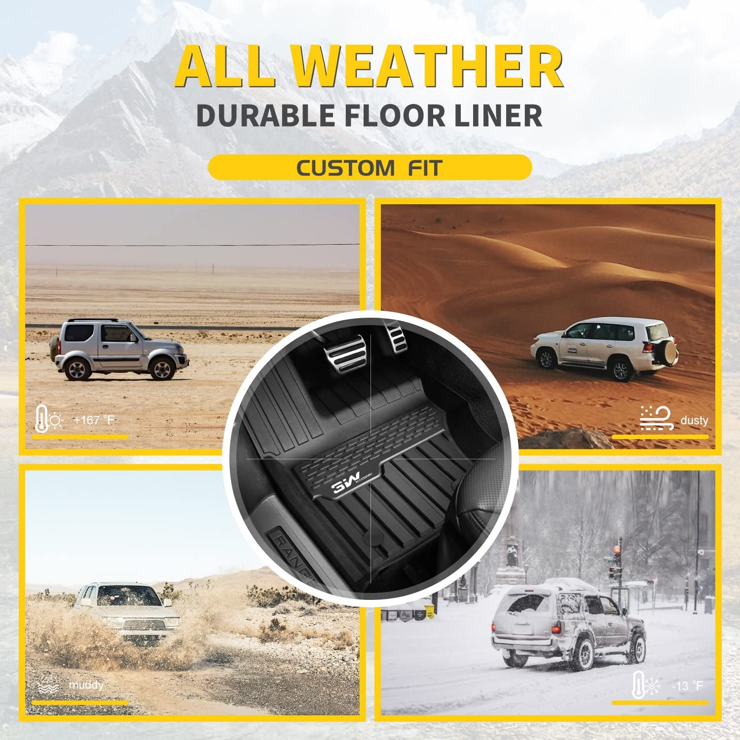 أدريان برو - دعاسات الأمامية سيارة رينج روفر سبورت (Range Rover Sport) لسنوات 2013-2022 - Image 6