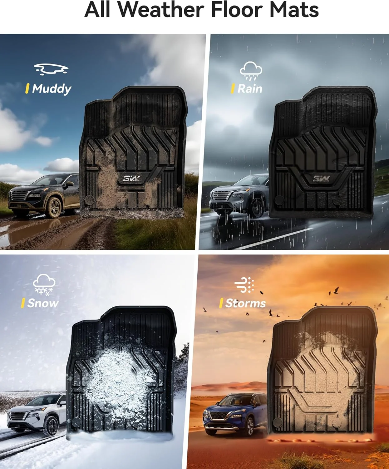 أدريان برو - دعاسات الأمامية سيارة رينو ميجان (Renault Megane) لسنوات 2016-2026 - Image 8