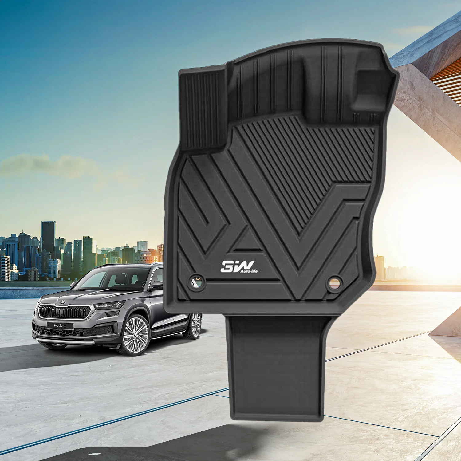أدريان برو - دعاسات الأمامية سيارة سكودا كودياك (Skoda Kodiaq) لسنوات 2025-2026 - Image 3